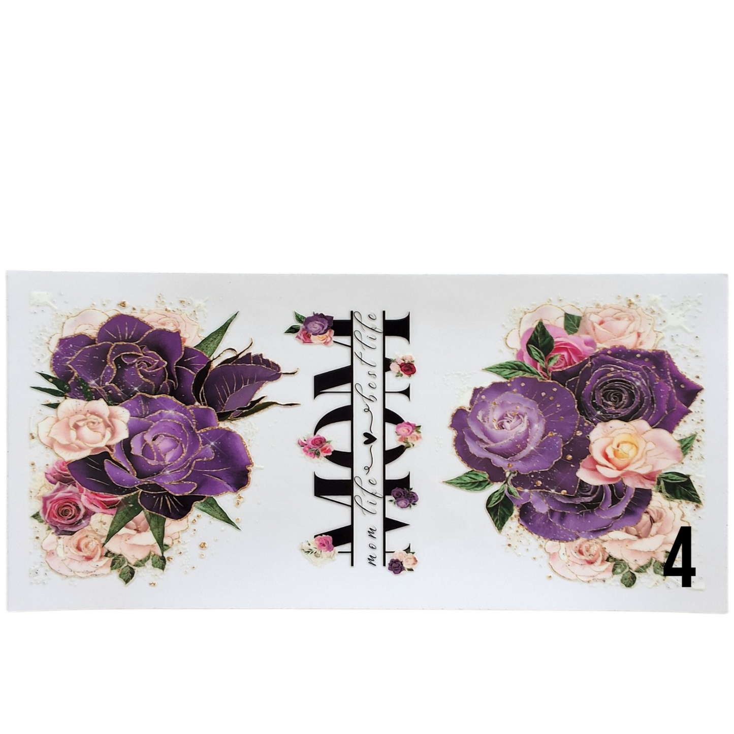 Gobelet avec couvercle Mom floral