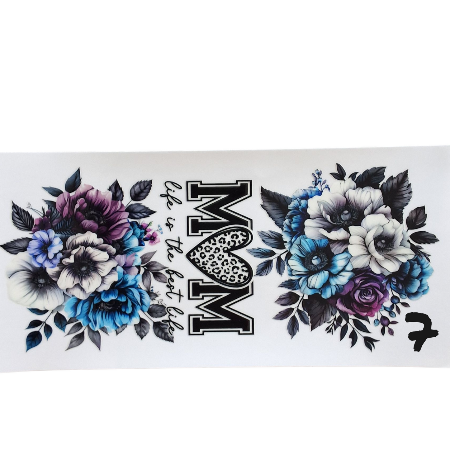 Gobelet avec couvercle Mom floral