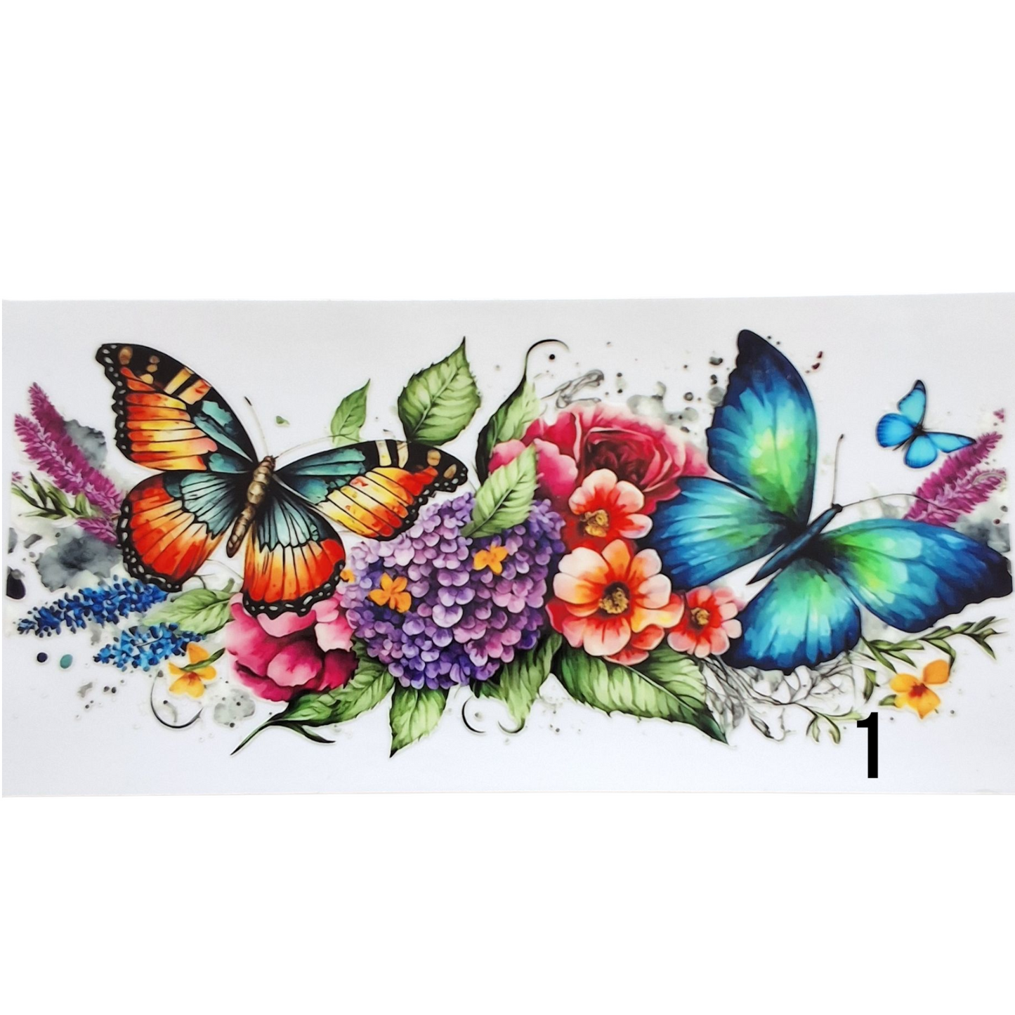 Gobelet avec couvercle Papillons