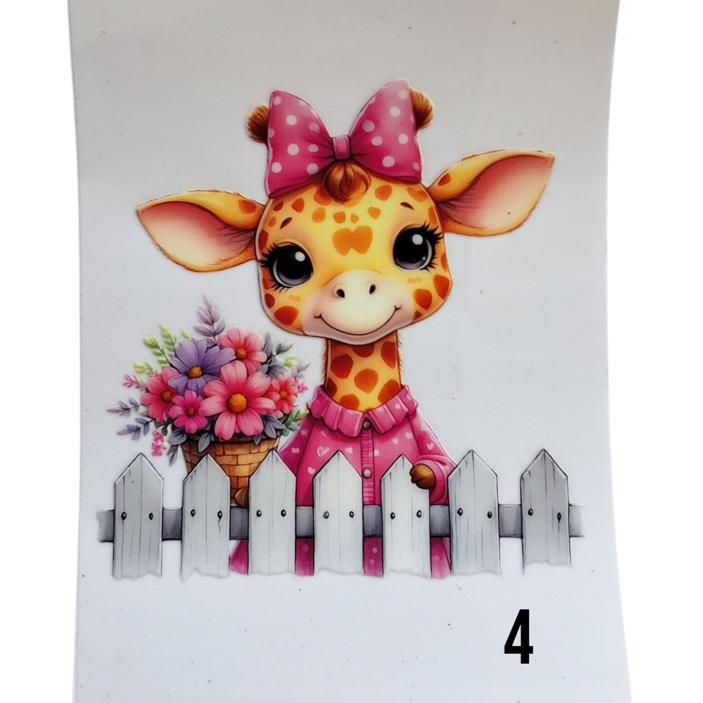 Gobelet avec couvercle Girafe