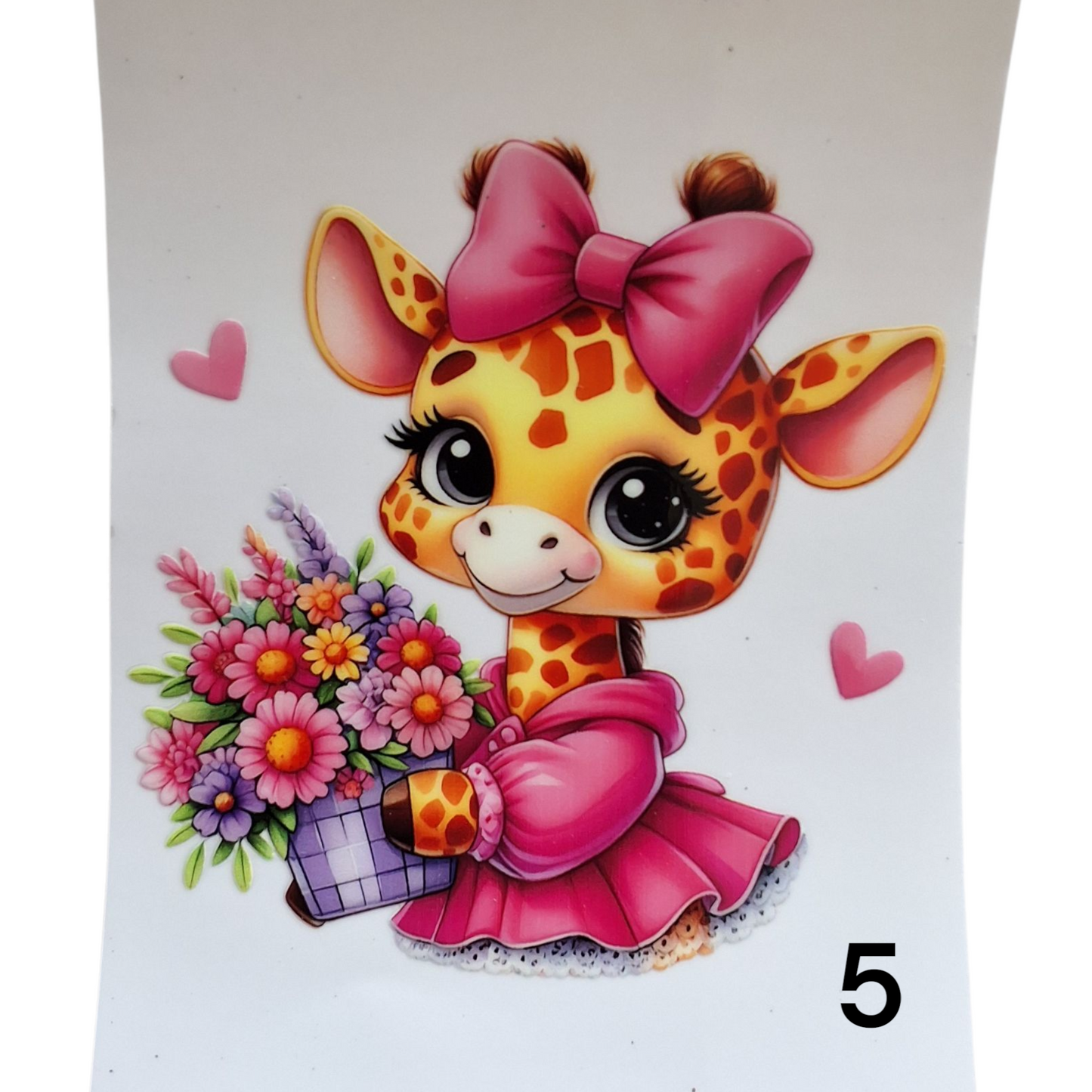 Gobelet avec couvercle Girafe