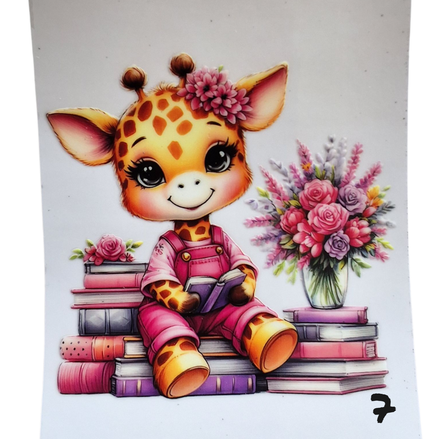 Gobelet avec couvercle Girafe