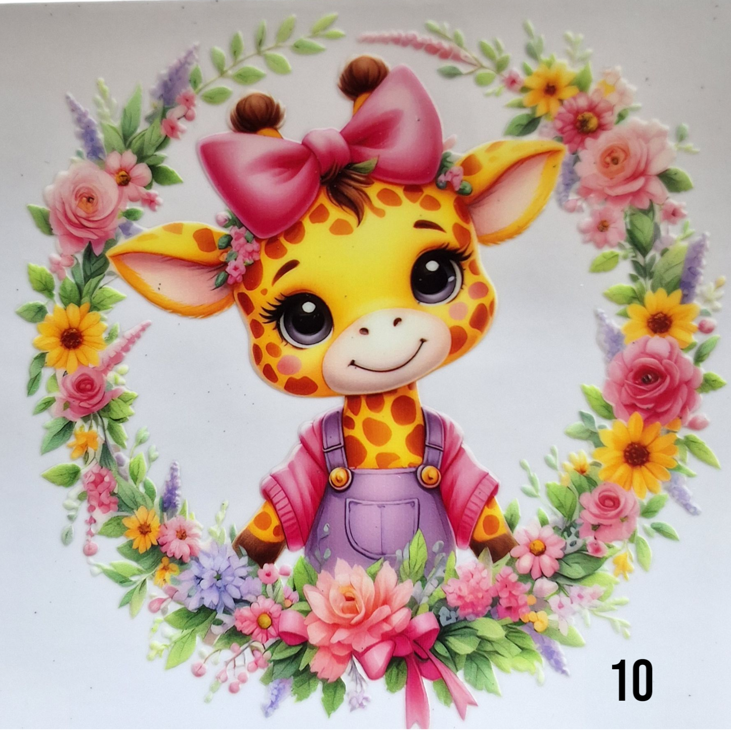 Gobelet avec couvercle Girafe