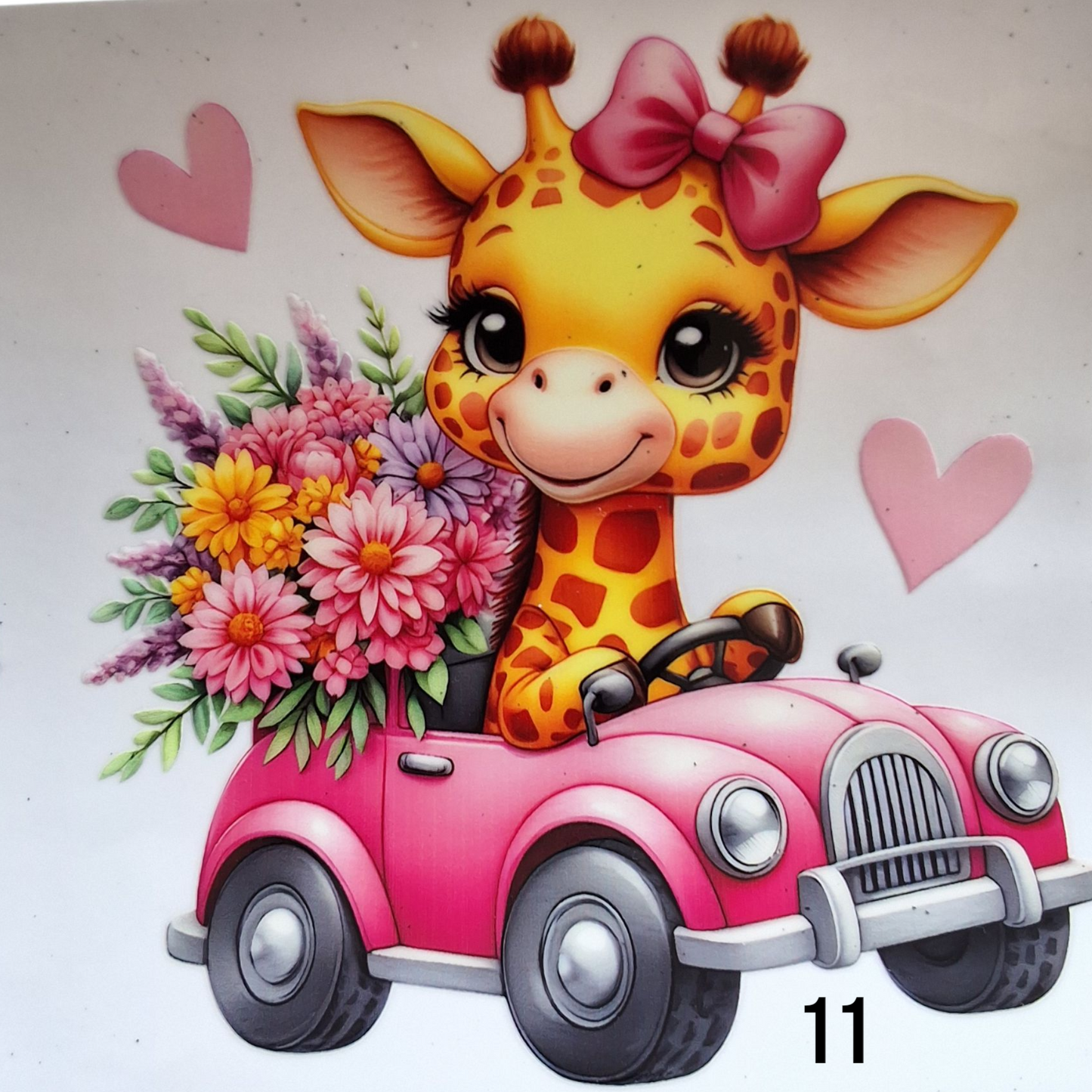 Gobelet avec couvercle Girafe