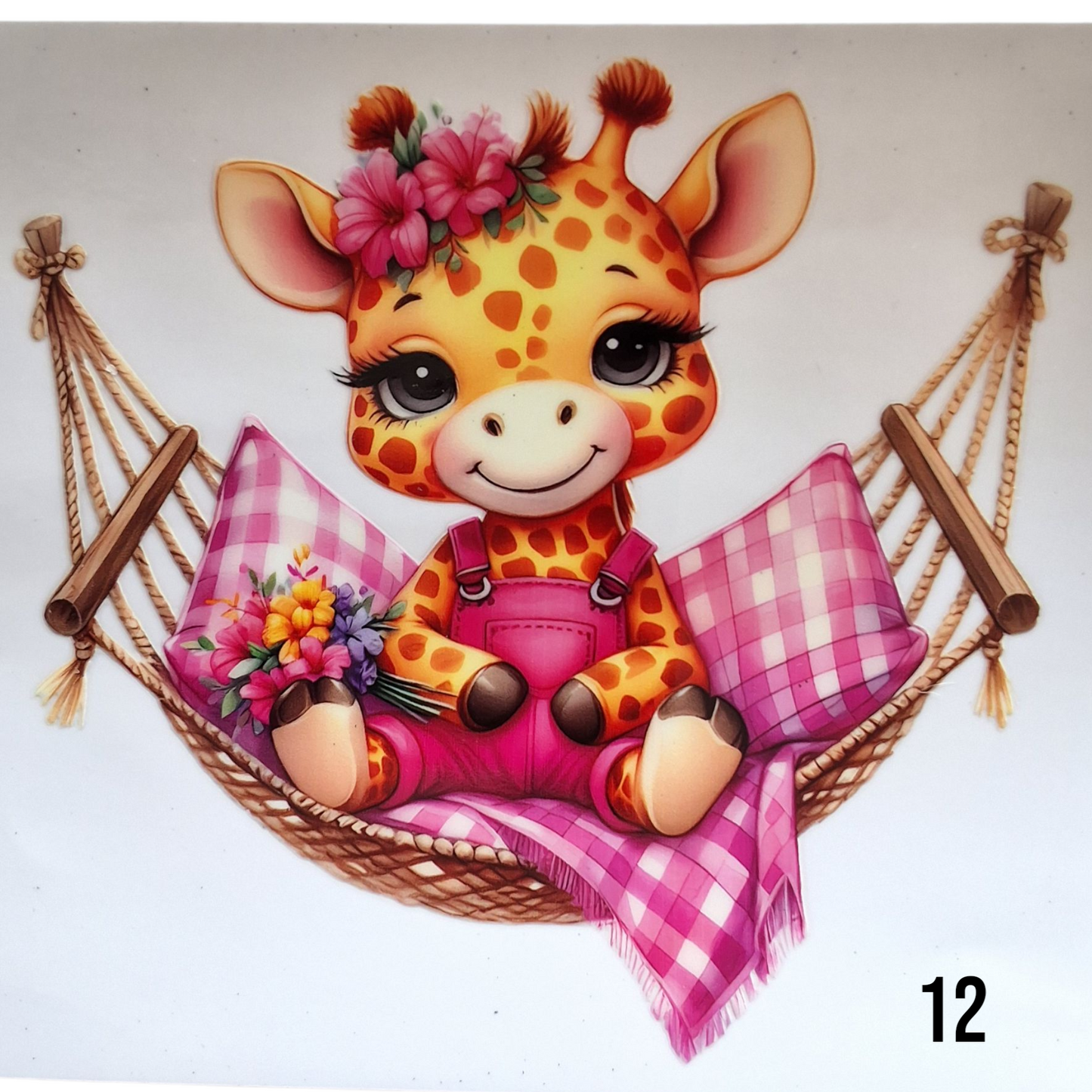 Gobelet avec couvercle Girafe