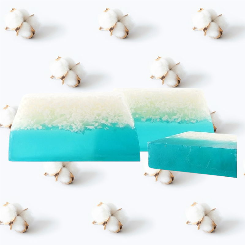 Pain de savon glycérine parfum fleur de coton 🇪🇺