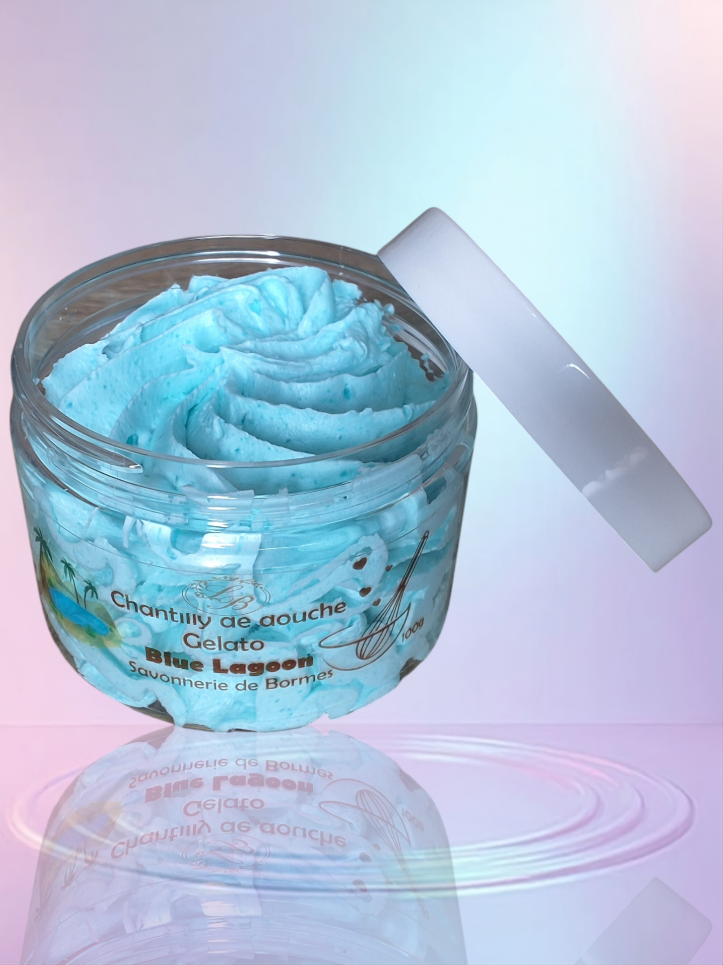 Chantilly de douche et bain Blue lagoon 🇫🇷
