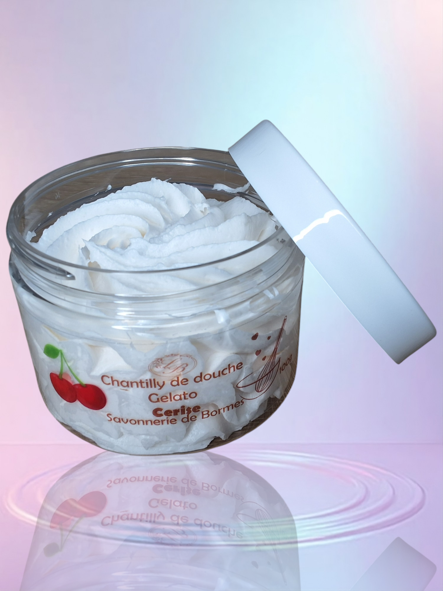 Chantilly de douche et bain Cerise blanche 🇫🇷