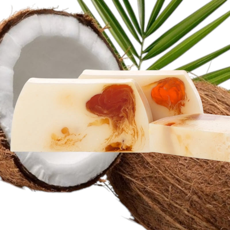 Pain de savon glycérine au doux arôme coco 🇪🇺