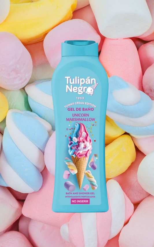 GEL DOUCHE TULIPAN NEGRO YUMMY CREAM MARSHMALLOW UNICORN 🇪🇦