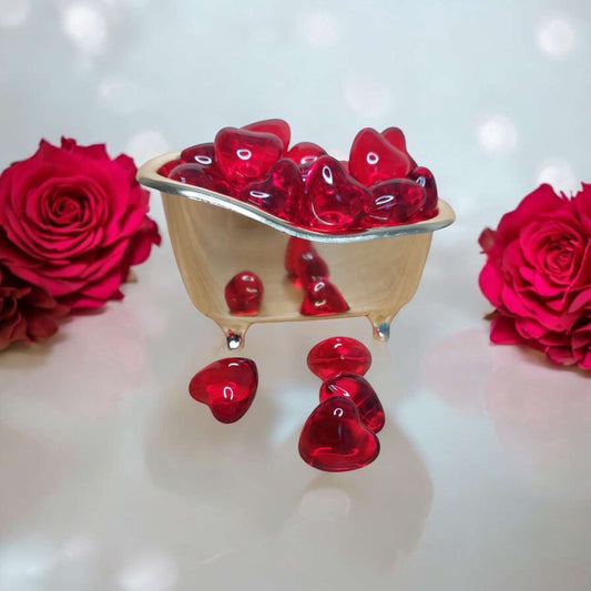 Perle de bain cœur parfum fraise Fabrication française🇫🇷