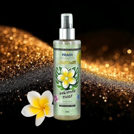 BRUME SCINTILLANTE CORPS ET CHEVEUX PRADY HAWAÏ TIARE 250ML 🇪🇦