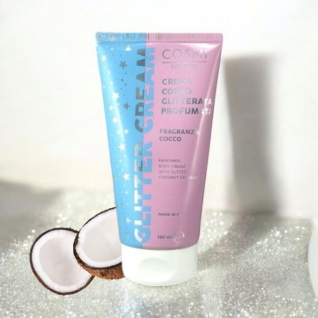 CRÈME CORPORELLE PAILLETÉS À LA COCO COSMI PREMIUM 🇮🇹