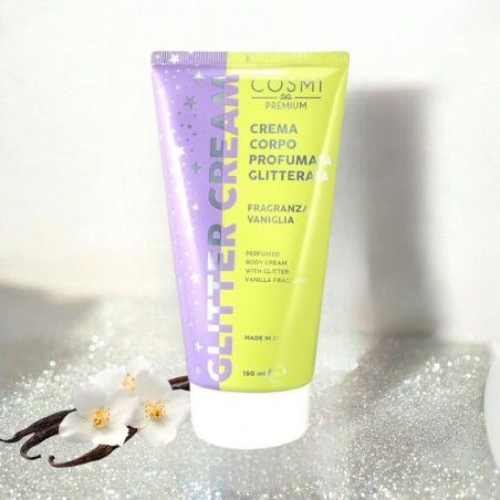 CRÈME CORPOREL PAILLETÉ À LA VANILLE COSMI PREMIUM 🇮🇹