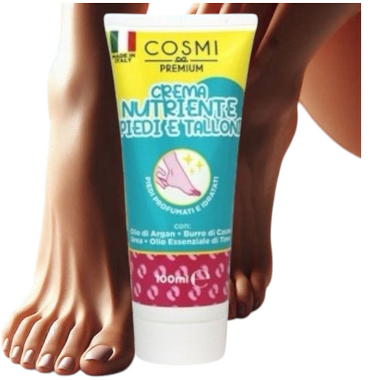 CRÈME COSMI PREMIUM POUR LES PIEDS ET TALON À L'HUILE D'ARGAN 100ML 🇮🇹