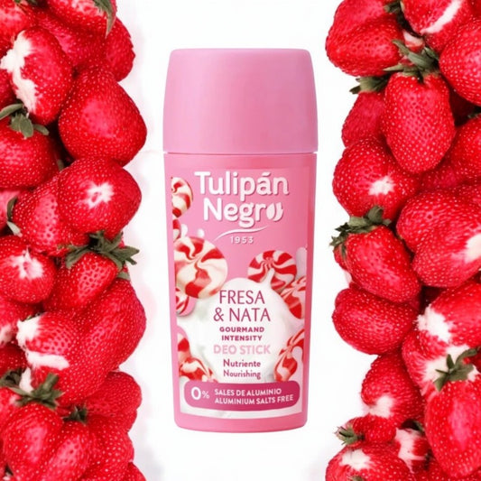 NEW DEODORANT STICK TULIPAN NEGRO FRAISE CHANTILLY 60ML 🇪🇦