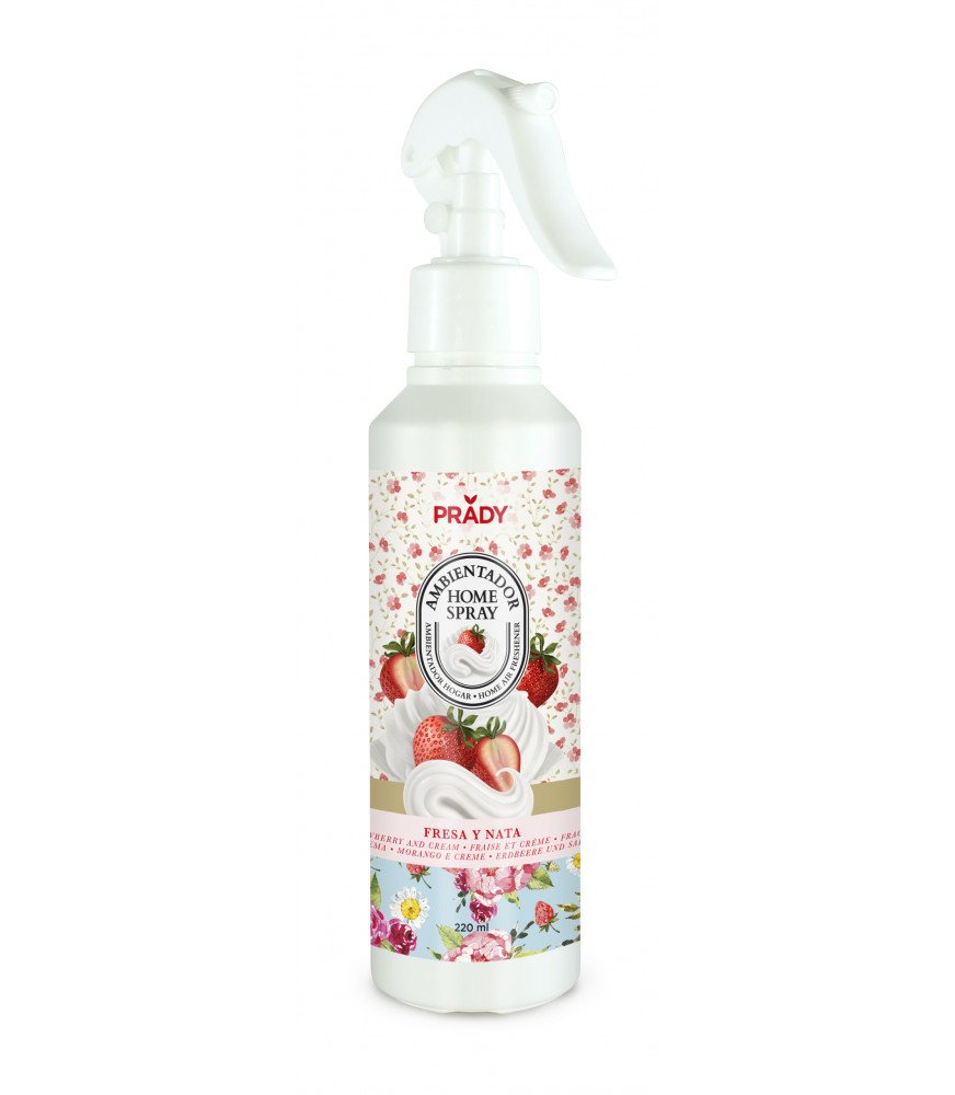 Spray d'ambiance maison et tissu Fraise Chantilly 🇪🇦